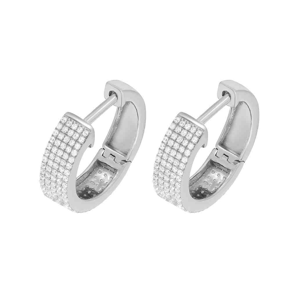 Huggie Hoop Diamond Earrings ER21584A